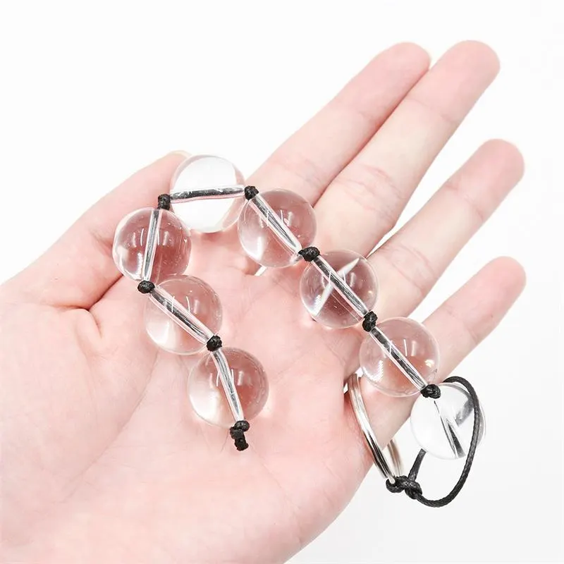 Cadena Anal con Bolas de Cristal 4 Tamaños · LATETOBED BDSM LINE · Anal — Foto 3