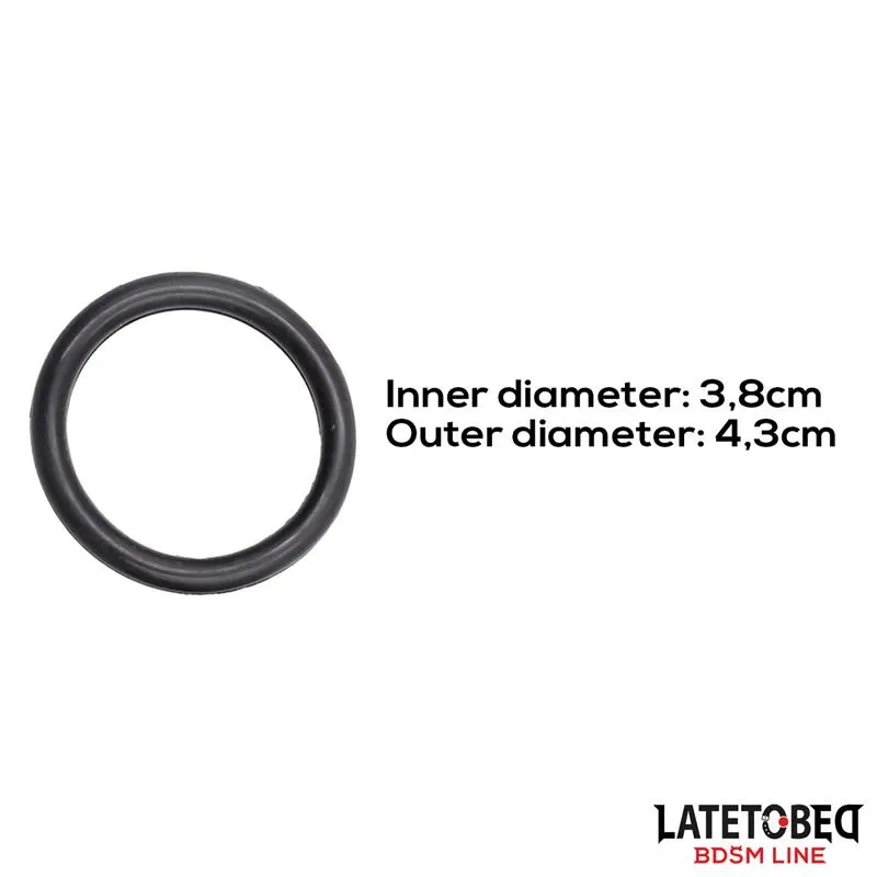 Anillo de Silicona Diám. int. 3.8 cm Diám. ext. 4.3 cm · LATETOBED BDSM LINE · Anillos para el Pene — Foto 2