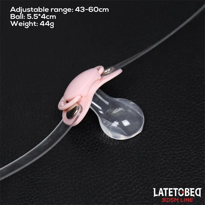Mordaza de Chupete Ajustable 43-60 cm · LATETOBED BDSM LINE · Máscaras, Antifaces y Mordazas — Foto 9