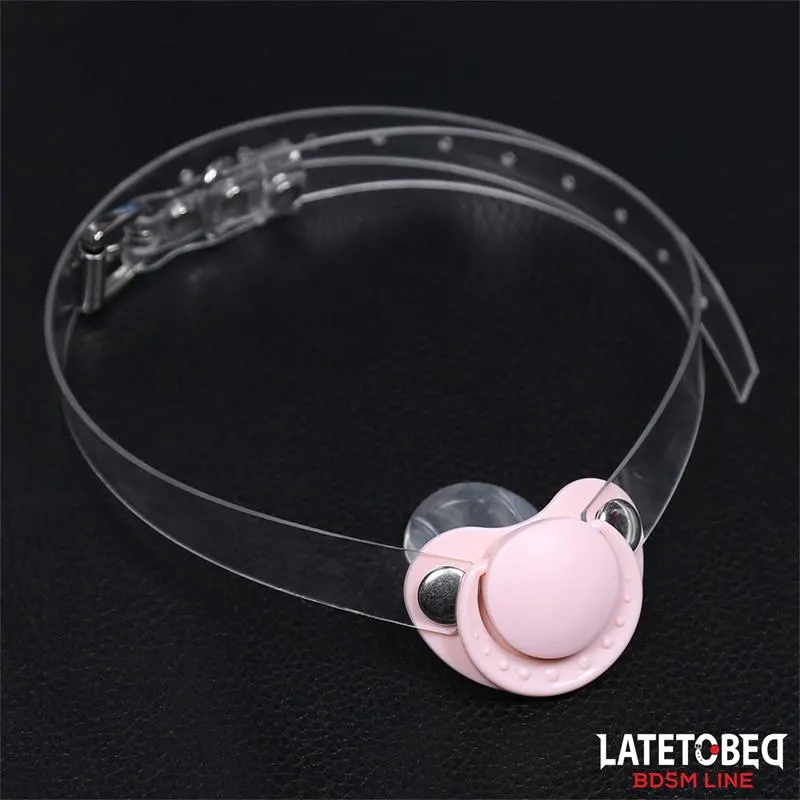Mordaza de Chupete Ajustable 43-60 cm · LATETOBED BDSM LINE · Máscaras, Antifaces y Mordazas