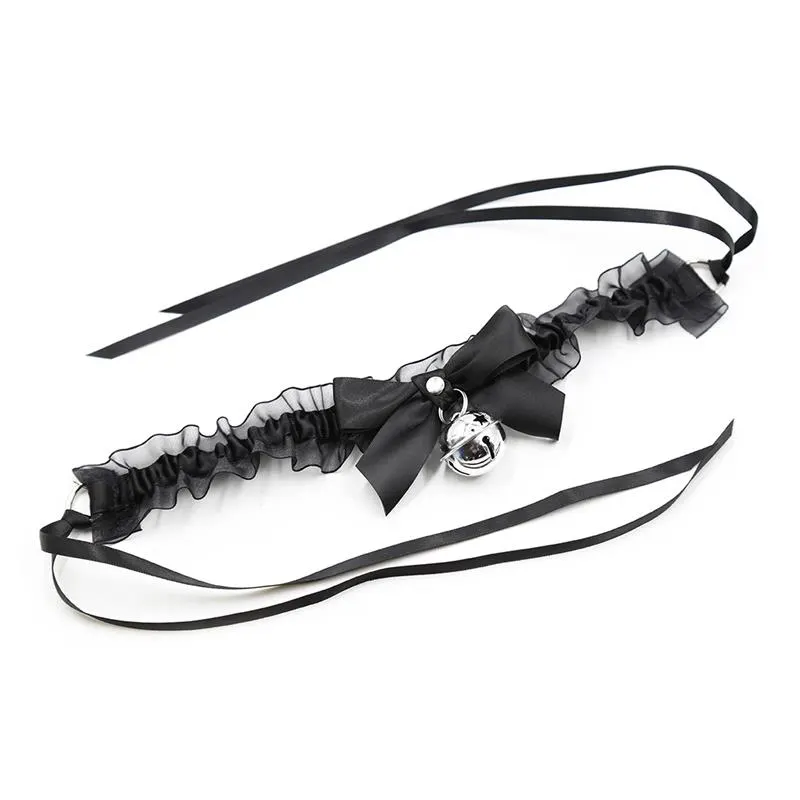Collar con Lazo, Cascabel y Encaje · LATETOBED BDSM LINE · Accesorios BDSM y Fetish — photo 3