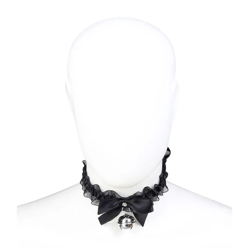 Collar con Lazo, Cascabel y Encaje · LATETOBED BDSM LINE · Accesorios BDSM y Fetish — photo 6