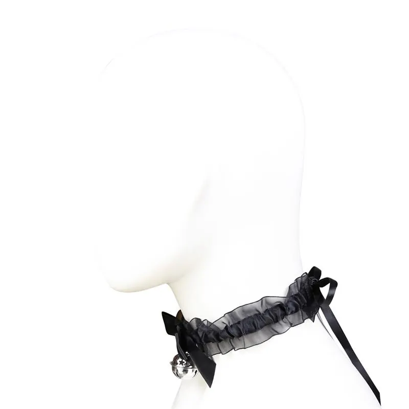 Collar con Lazo, Cascabel y Encaje · LATETOBED BDSM LINE · Accesorios BDSM y Fetish — photo 7