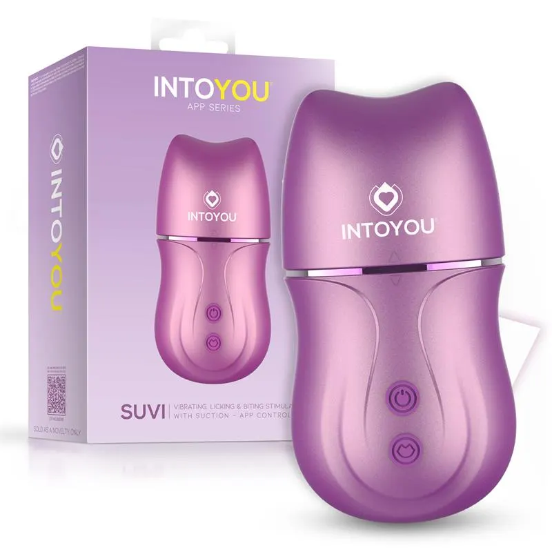 Suvi Estimulador con Licking, Biting, Succión y Vibración USB-C con APP · INTOYOU APP SERIES · Estimuladores de Clítoris — foto 16