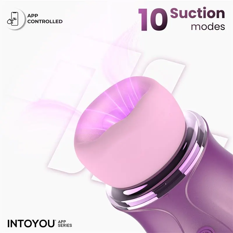 Suvi Estimulador con Licking, Biting, Succión y Vibración USB-C con APP · INTOYOU APP SERIES · Estimuladores de Clítoris — foto 3