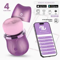 Suvi Estimulador con Licking, Biting, Succión y Vibración USB-C con APP · INTOYOU APP SERIES · Estimuladores de Clítoris