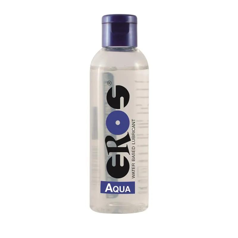 Lubricante Base Agua Aqua Botella 100 ml · EROS · Lubricantes