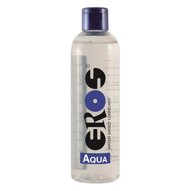 Lubricante Base Agua Aqua Botella 250 ml · EROS · Lubricantes