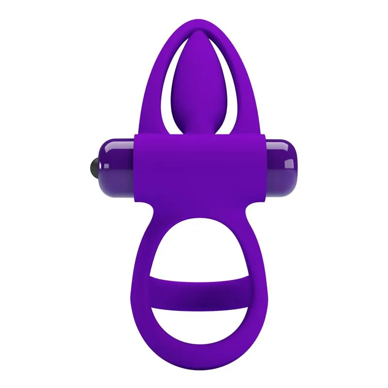 Anillo Vibrador para Pareja con Nariz de Delfín · PRETTYLOVE · PRETTYLOVE · Anillos para el Pene — photo 2