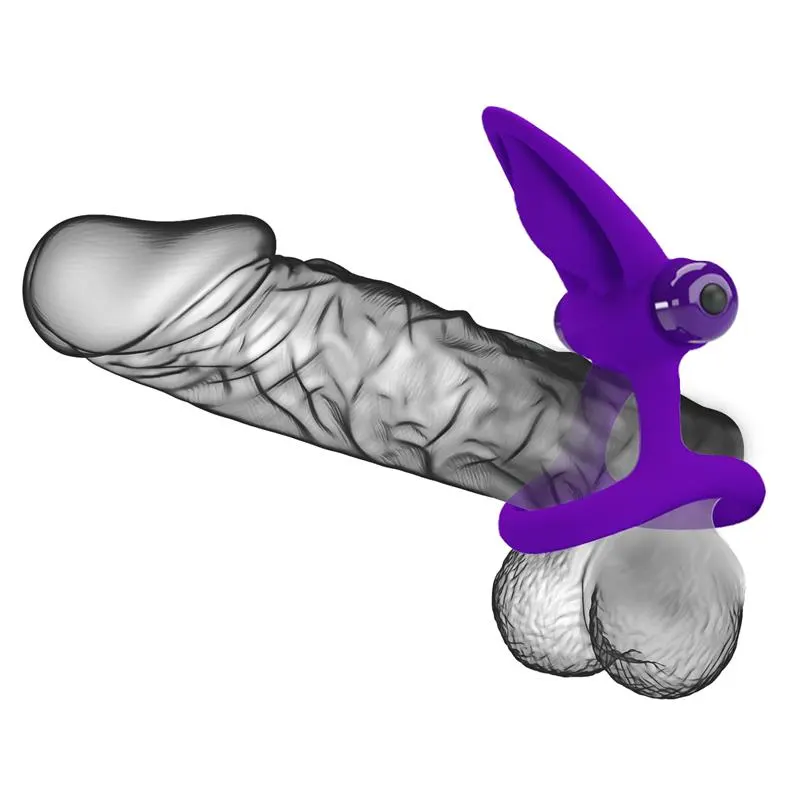 Anillo Vibrador para Pareja con Nariz de Delfín · PRETTYLOVE · PRETTYLOVE · Anillos para el Pene — photo 3