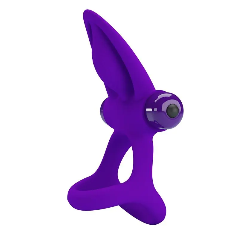 Anillo Vibrador para Pareja con Nariz de Delfín · PRETTYLOVE · PRETTYLOVE · Anillos para el Pene — photo 4