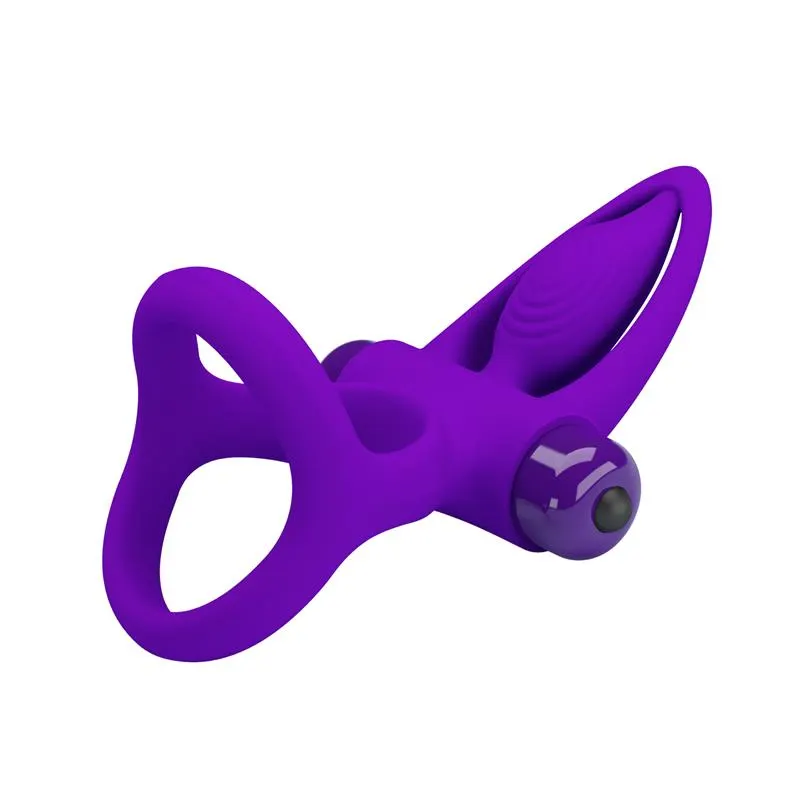 Anillo Vibrador para Pareja con Nariz de Delfín · PRETTYLOVE · PRETTYLOVE · Anillos para el Pene — photo 6