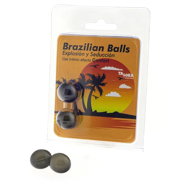 Set 2 Brazilian Balls Gel Excitante Efecto Confort · BRAZILIAN BALLS · Cuidado Íntimo y Masaje