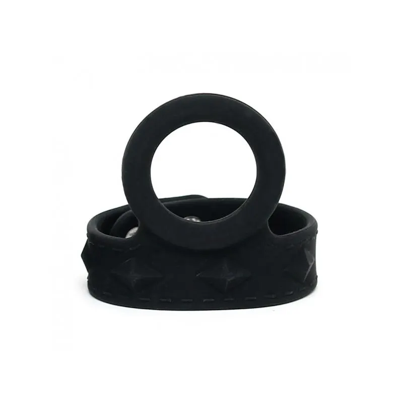 Anillo para el Pene y Testículos Silicona · S/M · LATEX PLAY · Anillos para el Pene — Foto 3