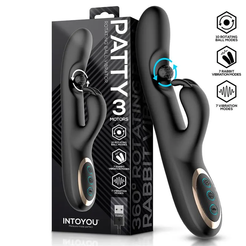 Patty Vibrador con Bola Rotadora 360º · INTOYOU · Vibradores