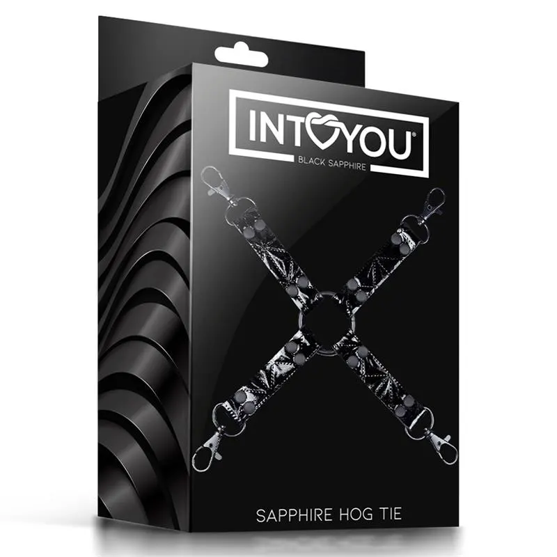 Hog Tie Sapphire Cuero Vegano · BLACK SAPPHIRE · Accesorios y Sets — foto 4