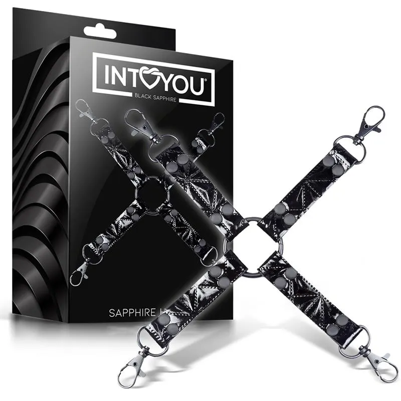 Hog Tie Sapphire Cuero Vegano · BLACK SAPPHIRE · Accesorios y Sets