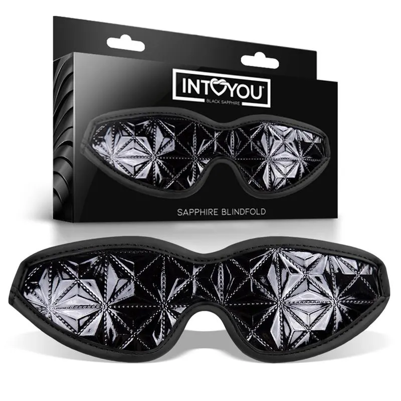 Antifaz Sapphire Cuero Vegano · BLACK SAPPHIRE · Accesorios y Sets