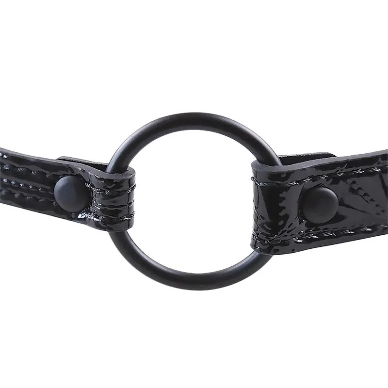 Mordaza de Bola Transpirable Sapphire Cuero Vegano · BLACK SAPPHIRE · Accesorios y Sets — photo 6