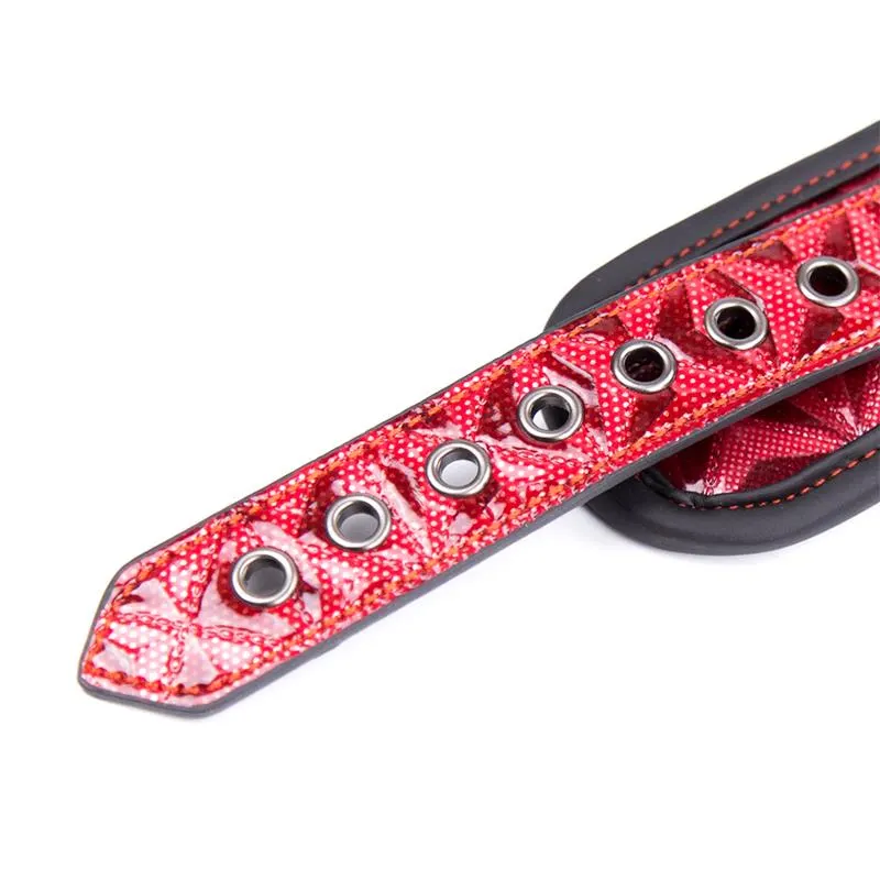 Collar con Correa Ajustable Diamond Cuero Vegano · DIAMOND LINE · Accesorios y Sets — Foto 6