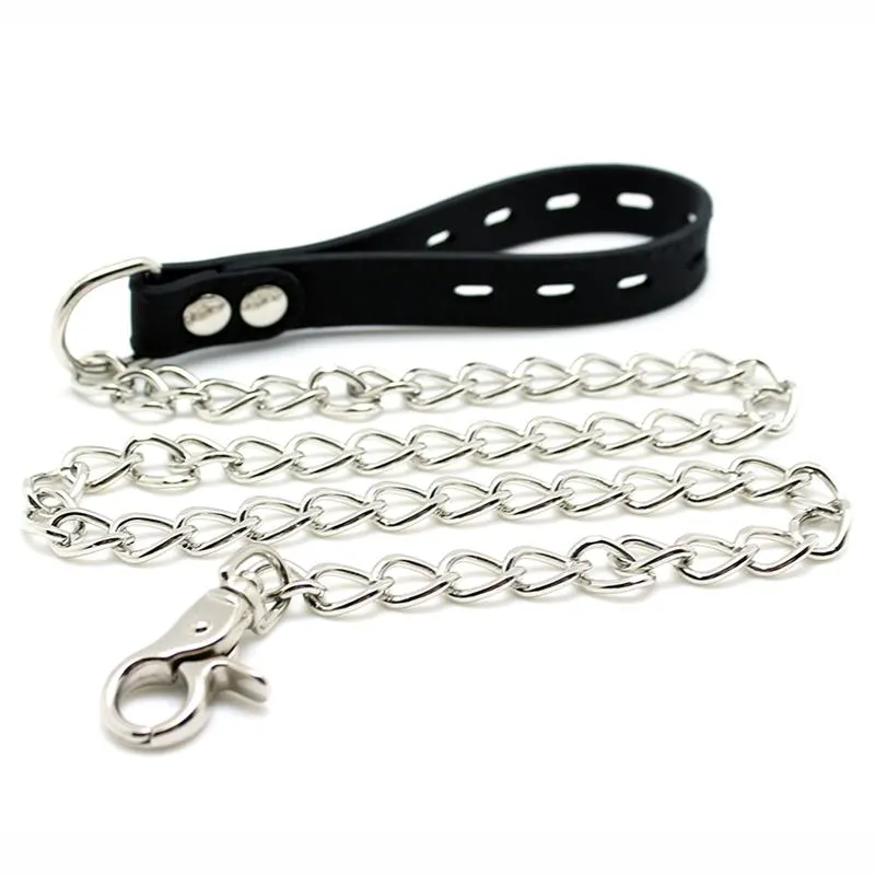 Collar con Correa Silicona · LATEX PLAY · Accesorios BDSM y Fetish — Foto 2