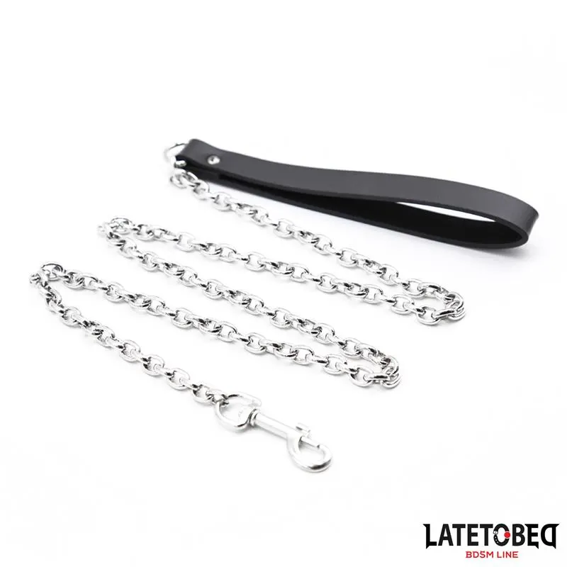 Correa Metálica Negra 100cm · LATETOBED BDSM LINE · Accesorios y Sets — Foto 2