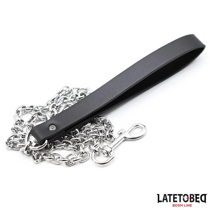 Correa Metálica Negra 100cm · LATETOBED BDSM LINE · Accesorios y Sets — Foto 3