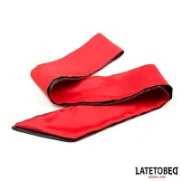 Antifaz de Satén Rojo y Negro · LATETOBED BDSM LINE · Accesorios y Sets