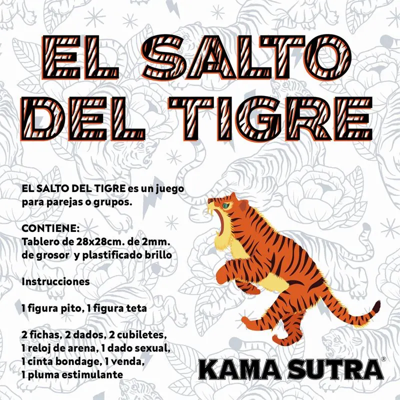 Juego de Mesa el Salto del Tigre Erótico · DIVERTY SEX · Juegos y Complementos Divertidos — Foto 2