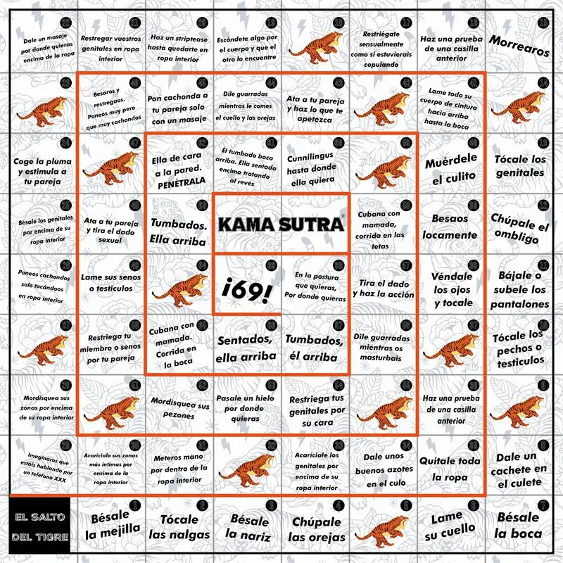 Juego de Mesa el Salto del Tigre Erótico · DIVERTY SEX · Juegos y Complementos Divertidos — Foto 3