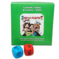 Juego 2 Dados Fluorescentes Postura y Objeto · DIVERTY SEX · Juegos y Complementos Divertidos