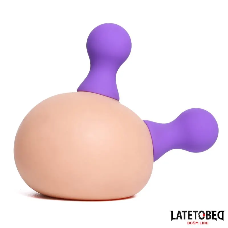 Succionador Pezones Silicona Púrpura · LATETOBED BDSM LINE · Pinzas y Pezoneras — foto 3