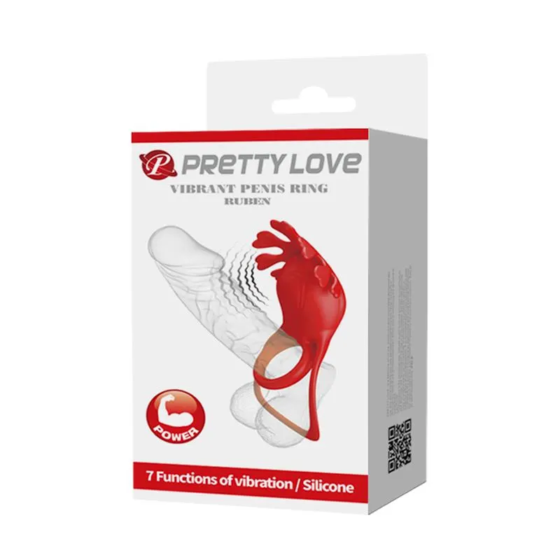 Ruben Anillo para el Pene con Vibración USB · PRETTYLOVE · Anillos para el Pene — photo 10