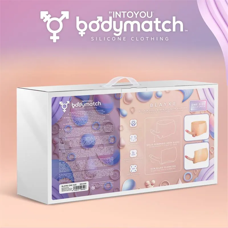 Blayke Boxer con Pene 18 cm Hiperrealista Silicona Líquida Talla Única · BODYMATCH · Accesorios y Sets — foto 5