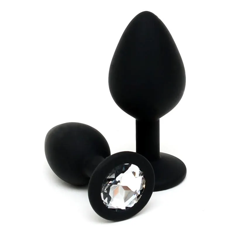 Set de Dos Plugs Anales Silicona · LATEX PLAY · Anal