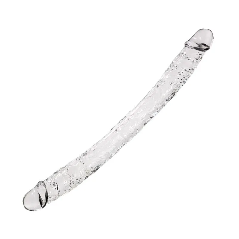 Supreme Dildo Doble 38.5 cm Transparente · ALIVE · Dildos