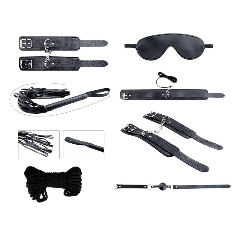 Secret Desires Black Kit de 8 Piezas BDSM · ALIVE · Accesorios y Sets