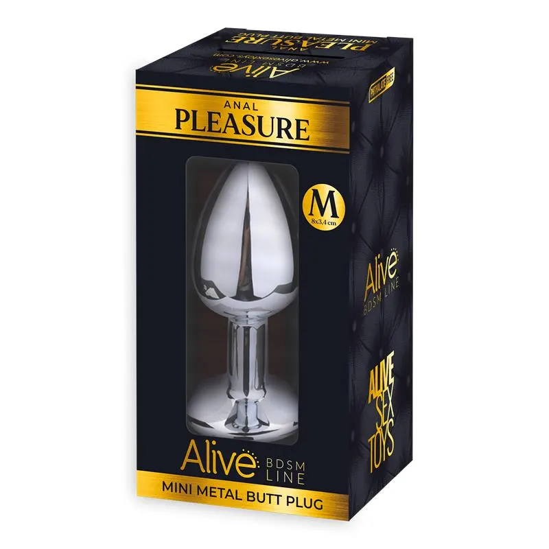 Plug Anal con Joya Negra Talla M · ALIVE · Anal — photo 2