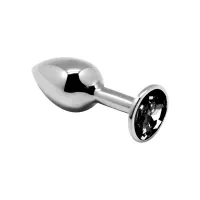 Plug Anal con Joya Negra Talla M · ALIVE · Anal