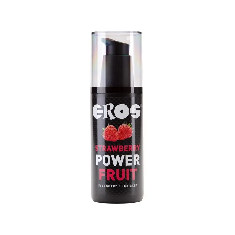 Lubricante sabor Fresa Power 125 ml · EROS · Lubricantes