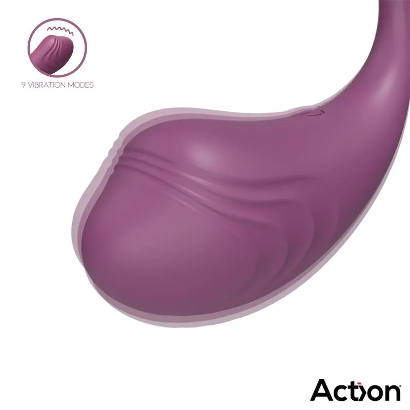 Luvia Huevo Vibrador con Control Remoto USB Púrpura · ACTION · Huevos y Balas Vibradoras — photo 3