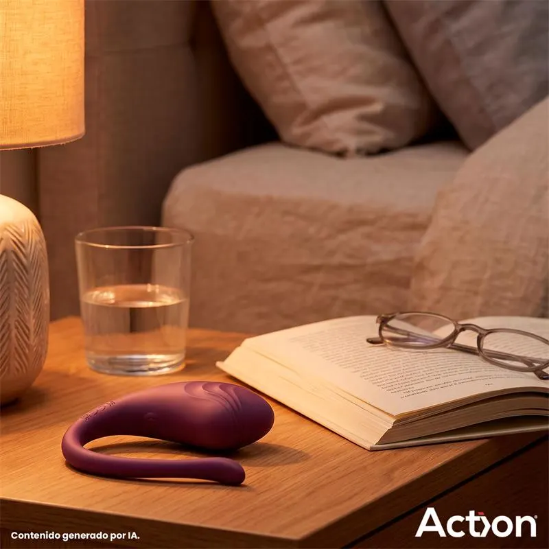 Luvia Huevo Vibrador con Control Remoto USB Púrpura · ACTION · Huevos y Balas Vibradoras — photo 8