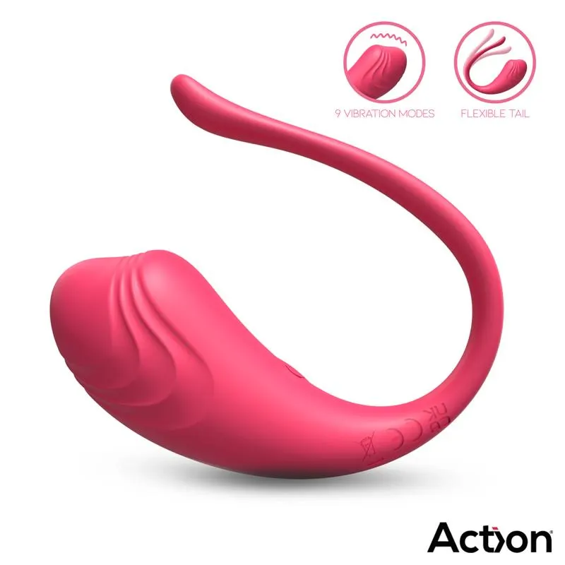 Luvia Huevo Vibrador con Control Remoto USB Rosa · ACTION · Huevos y Balas Vibradoras — Foto 2