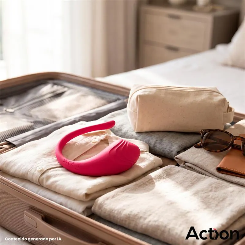 Luvia Huevo Vibrador con Control Remoto USB Rosa · ACTION · Huevos y Balas Vibradoras — Foto 8