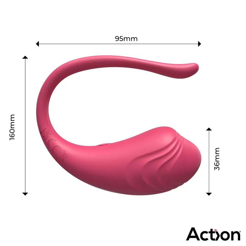 Luvia Huevo Vibrador con Control Remoto USB Rosa · ACTION · Huevos y Balas Vibradoras — Foto 9