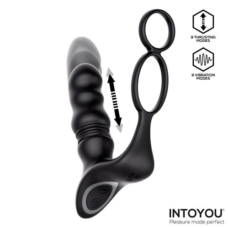 Womp Masajeador Prostático con Vibración, Thrusting y Control Remoto · INTOYOU · Anal — photo 2