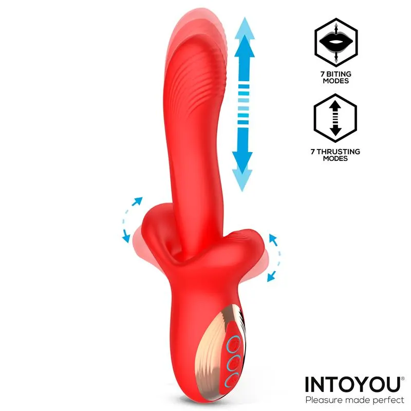 Vyron Vibrador con Thrusting y Biting (Mordisqueo) · INTOYOU · Vibradores — photo 3