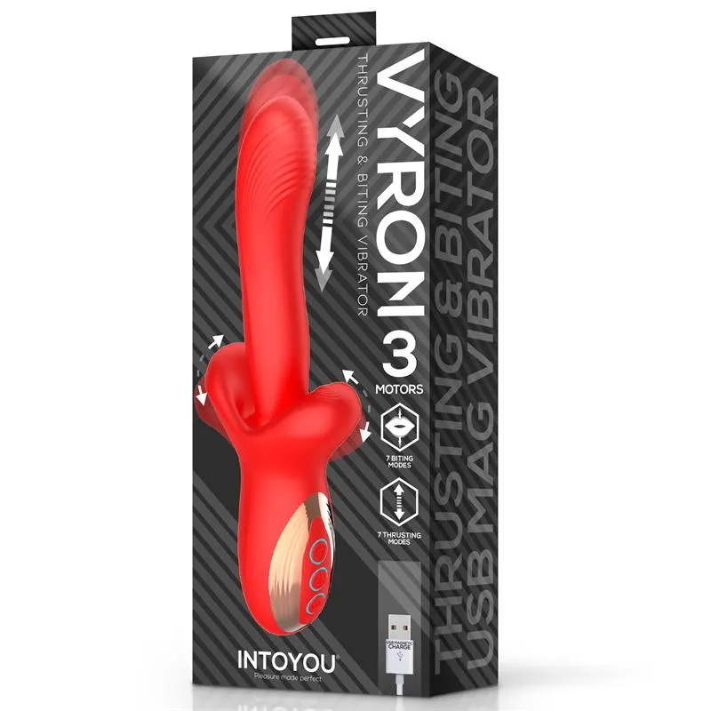 Vyron Vibrador con Thrusting y Biting (Mordisqueo) · INTOYOU · Vibradores — photo 8