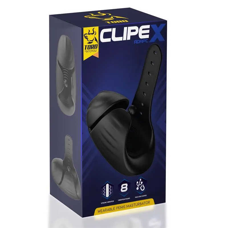 Clipex Masturbador Masculino Ajustable con Sistema de Clip Silicona Premium USB Magnético · MINOTHOR · Masturbadores Él — Foto 5