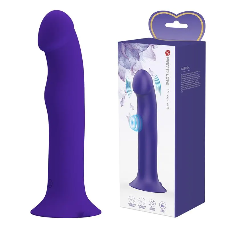 Murray Youth Dildo con Vibración y Pulsación · PRETTYLOVE · Vibradores